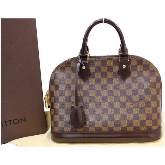 Brown Louis Vuitton Damier Ebene Alma PM Handbag – Designer Revival