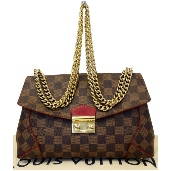 Caissa Chain Clutch Damier Ebene