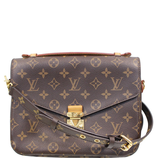 Metis leather crossbody bag Louis Vuitton Brown in Leather - 34459721