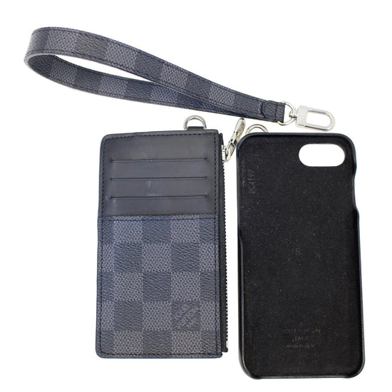 Damier Graphite LV Repurposed iPhone Case