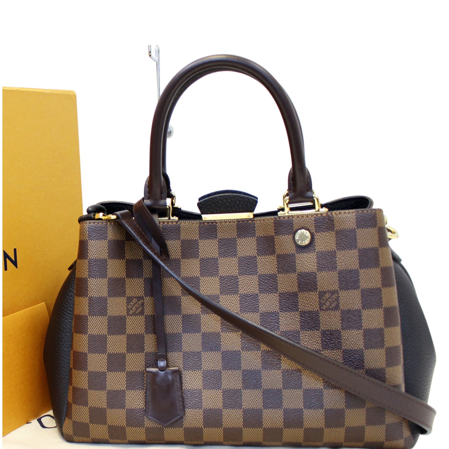 Louis Vuitton Brittany Damier Ebene Noir Hand Shoulder Bag N41673