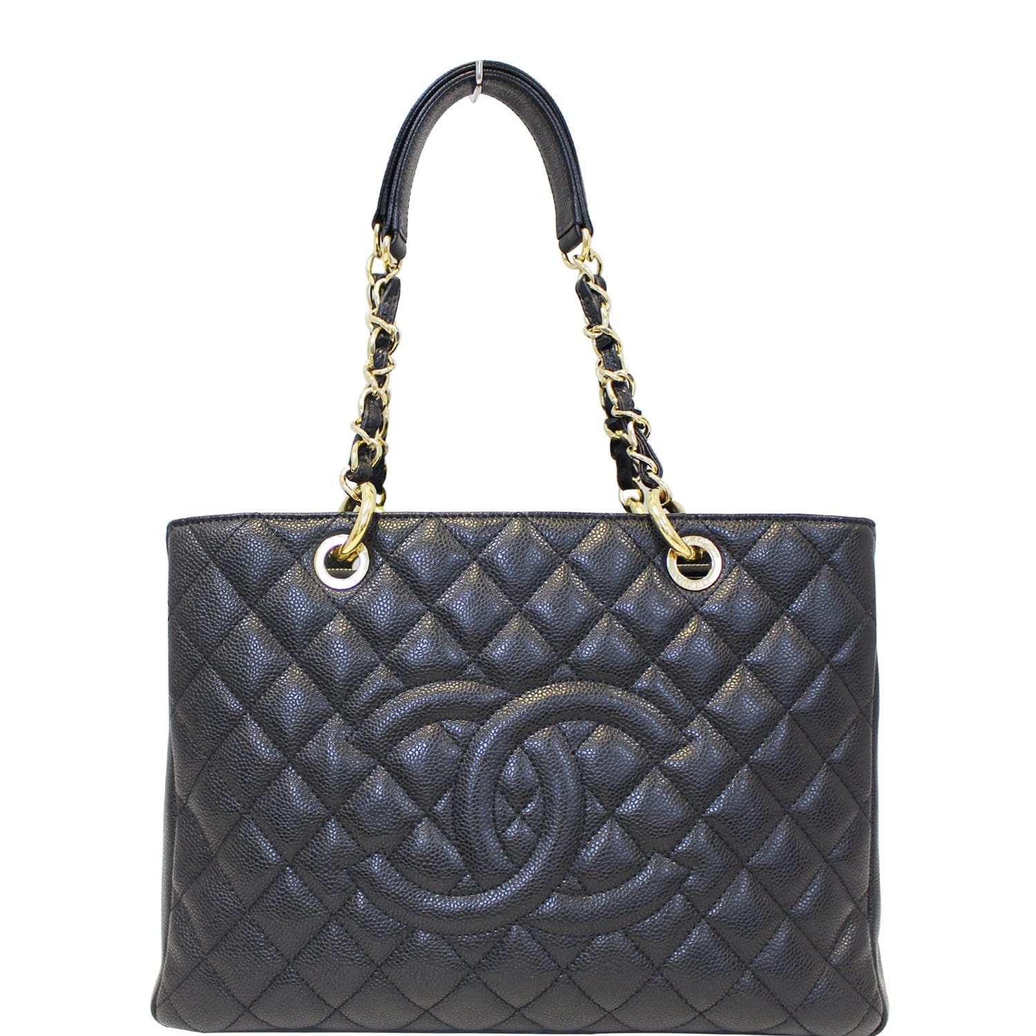 CHANEL Grand Shopping Tote in Black Caviar Leather - More Than You Can  Imagine