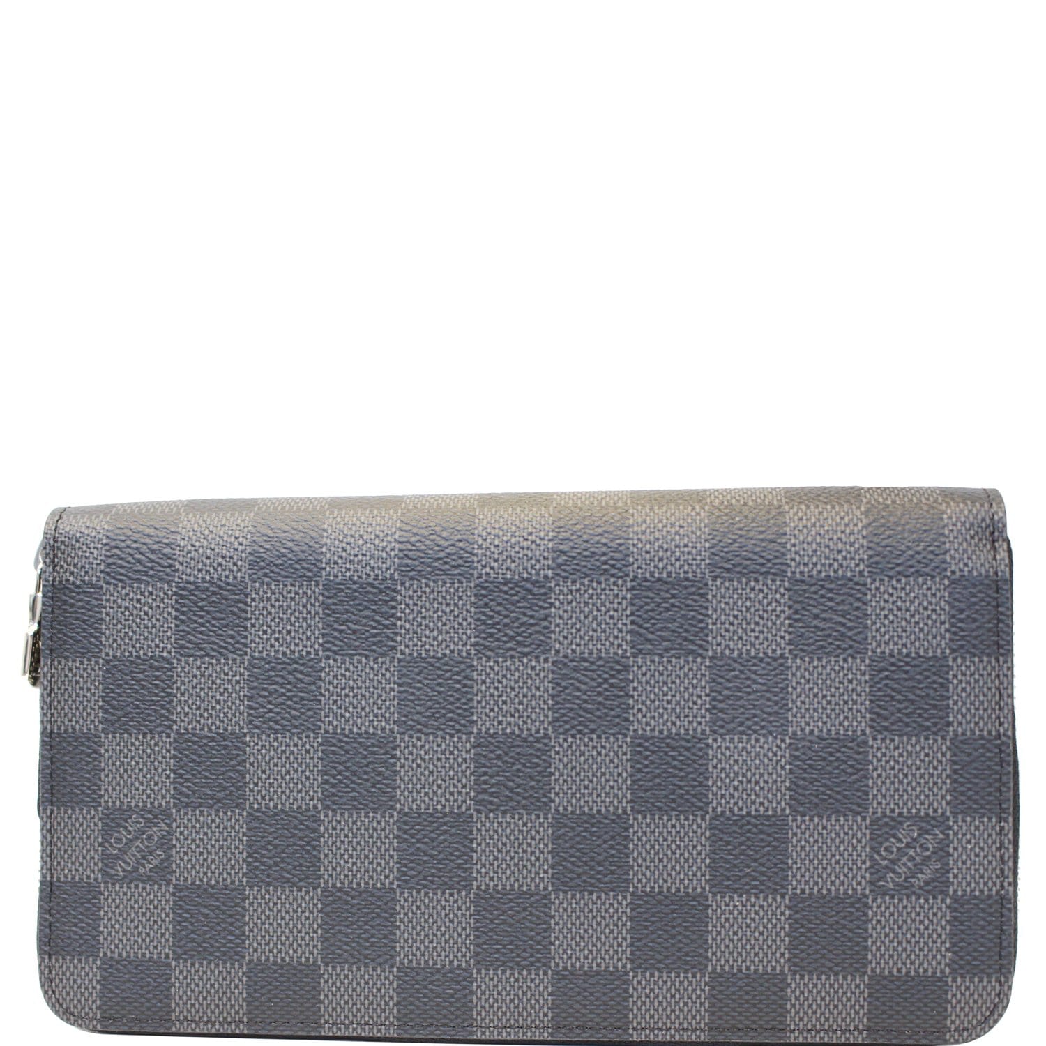 Authentic Louis Vuitton Damier Graphite Zippy Organizer Wallet