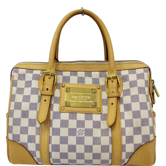 Louis Vuitton Louis Vuitton Berkeley Damier azur bag White ref