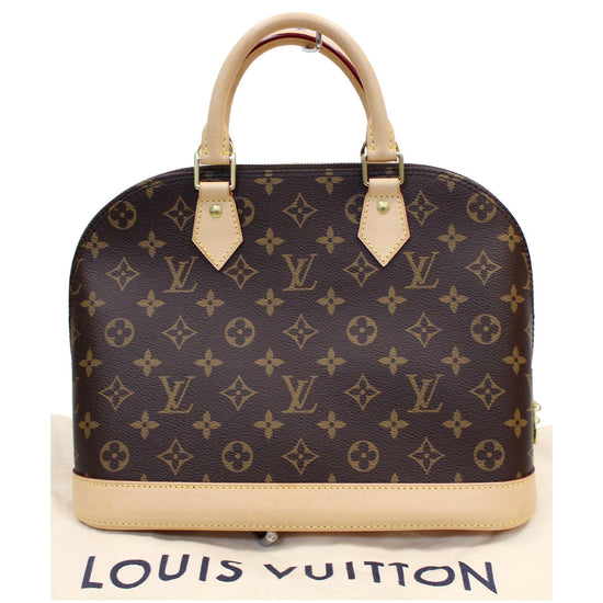 Louis Vuitton Alma PM Monogram Satchel EXCELLENT Purse Brown Bag