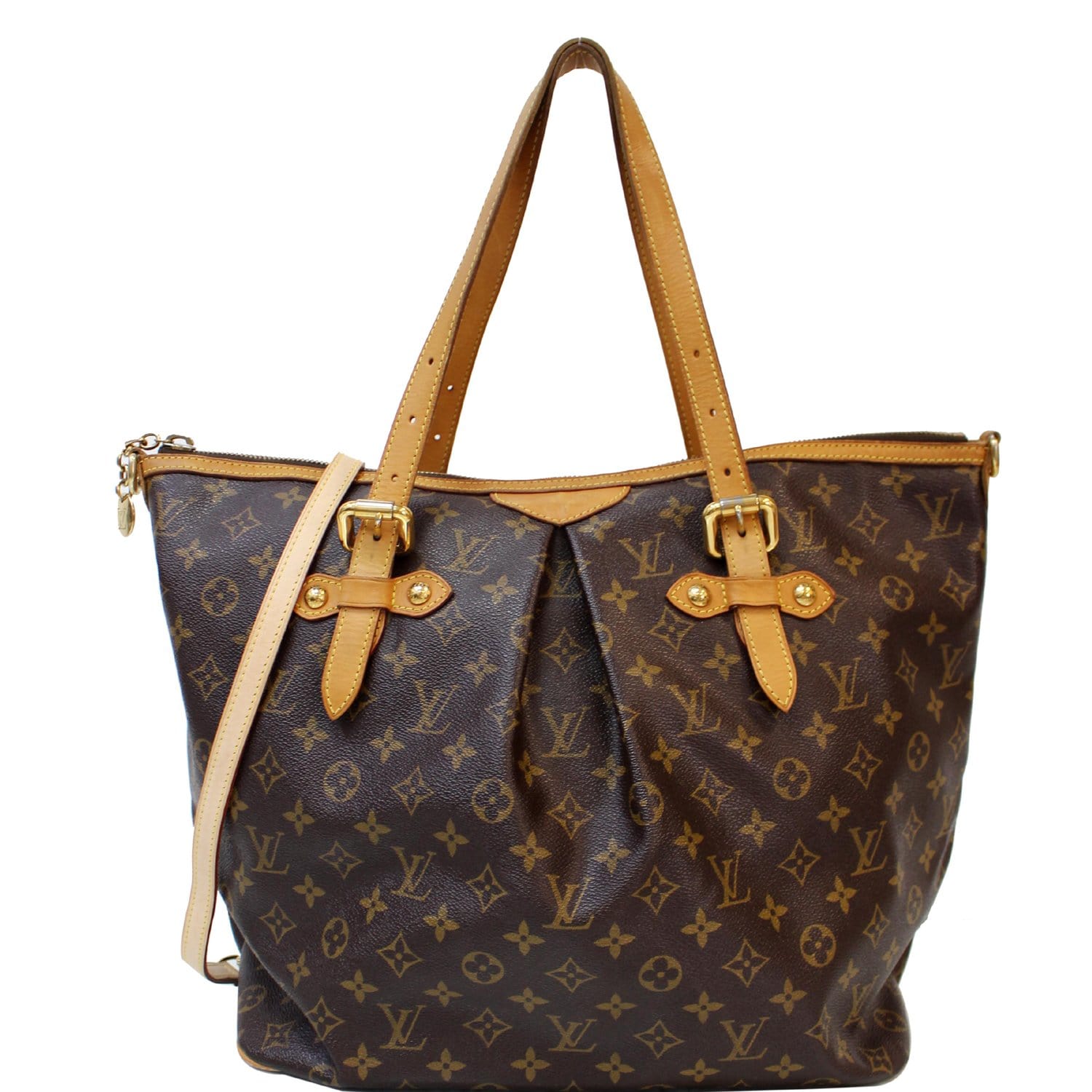 Louis Vuitton Brown Monogram Canvas Palermo Gm Shoulder Bag Auction