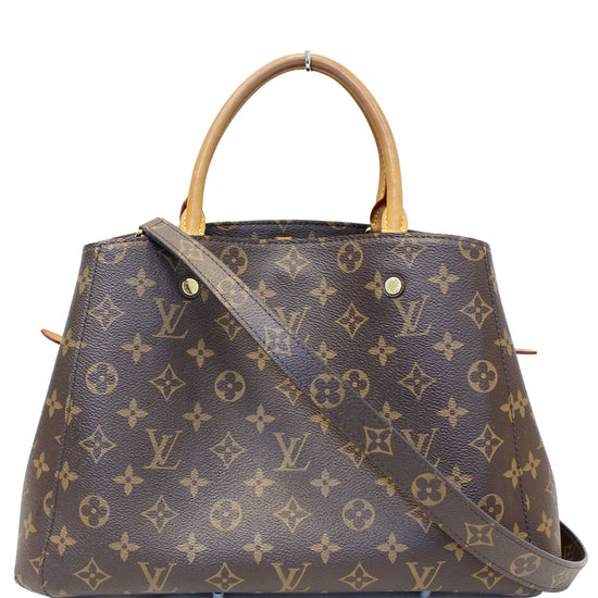 LOUIS VUITTON CA3184 Montaigne MM Satchel Monogram LV Speedy Purse Shoulder  Bag