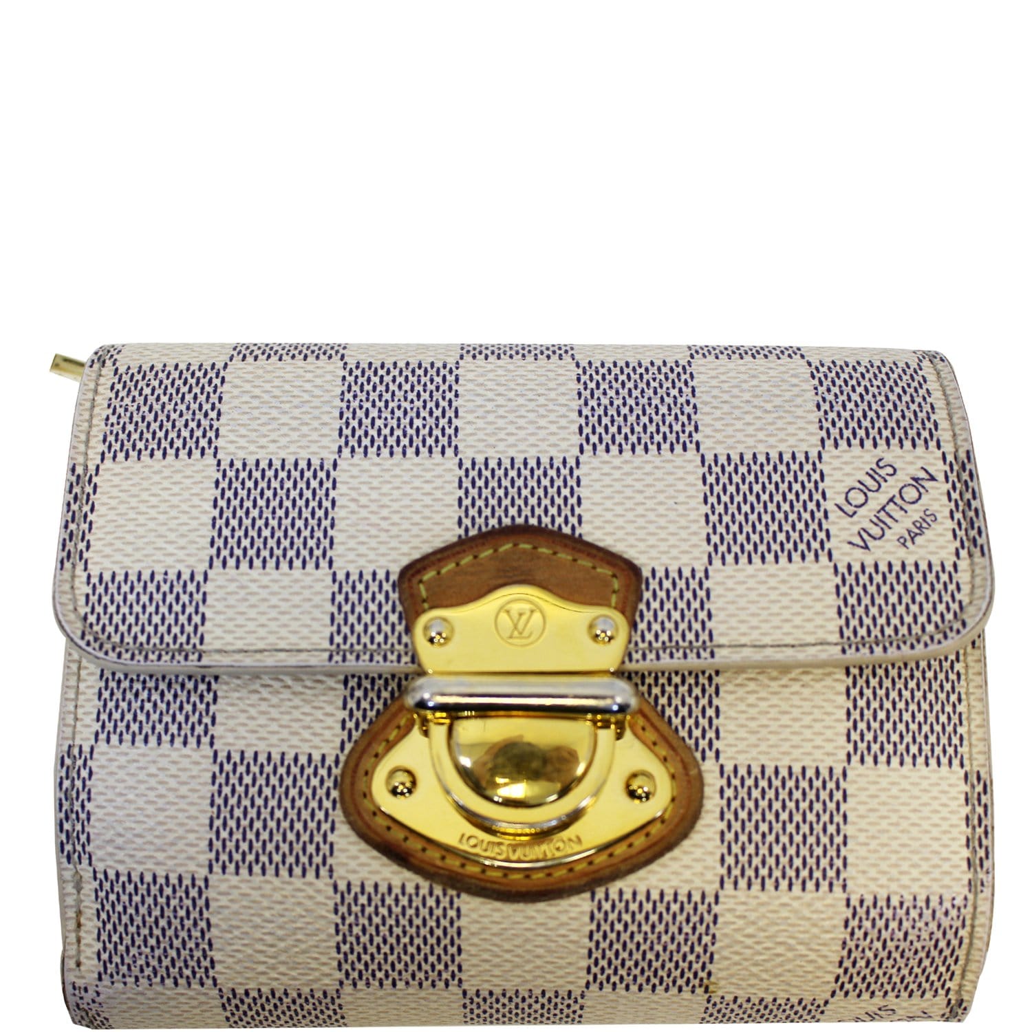 Louis Vuitton Louis Vuitton Portefeuille Koala White Damier Azur