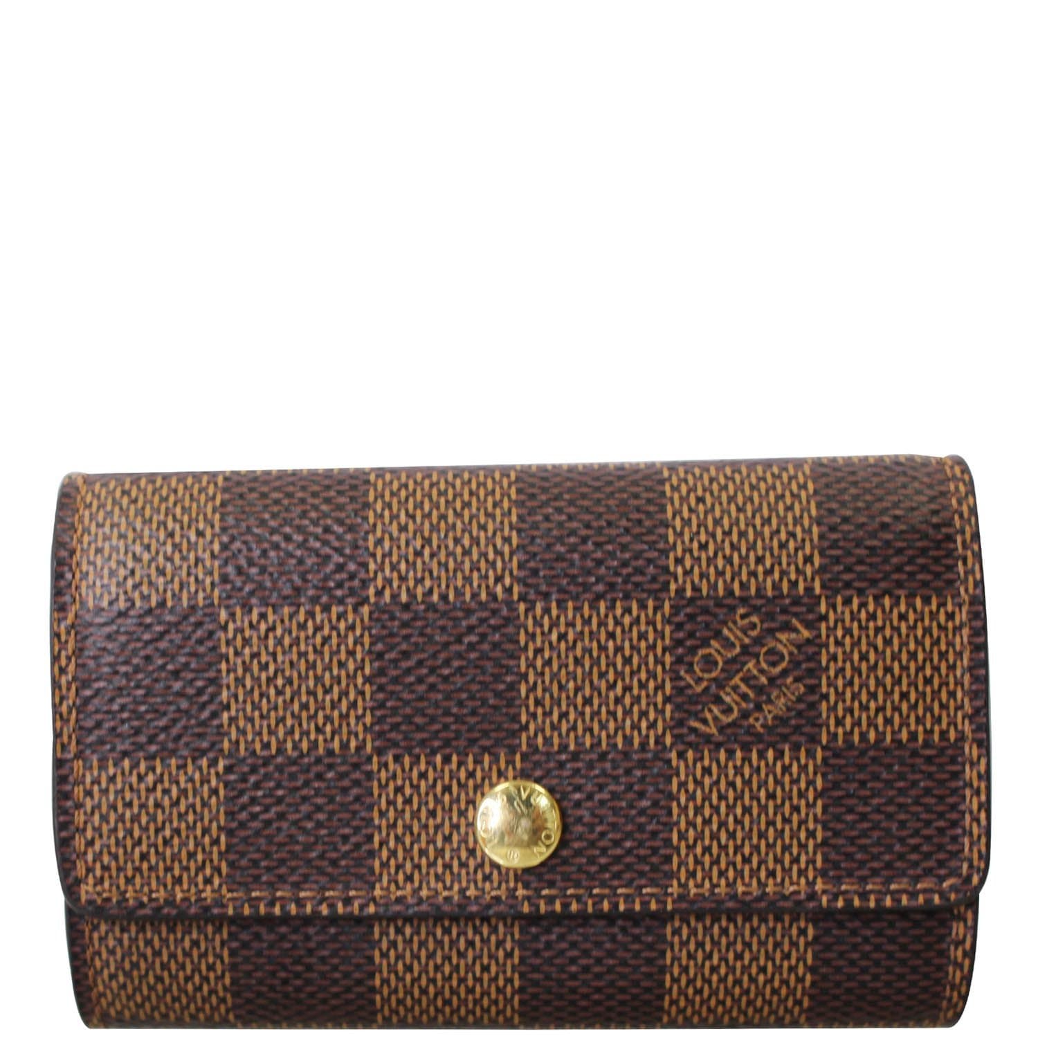 Louis Vuitton 6 Key Holder Damier Ebene Brown in Coated Canvas with  Gold-tone - US