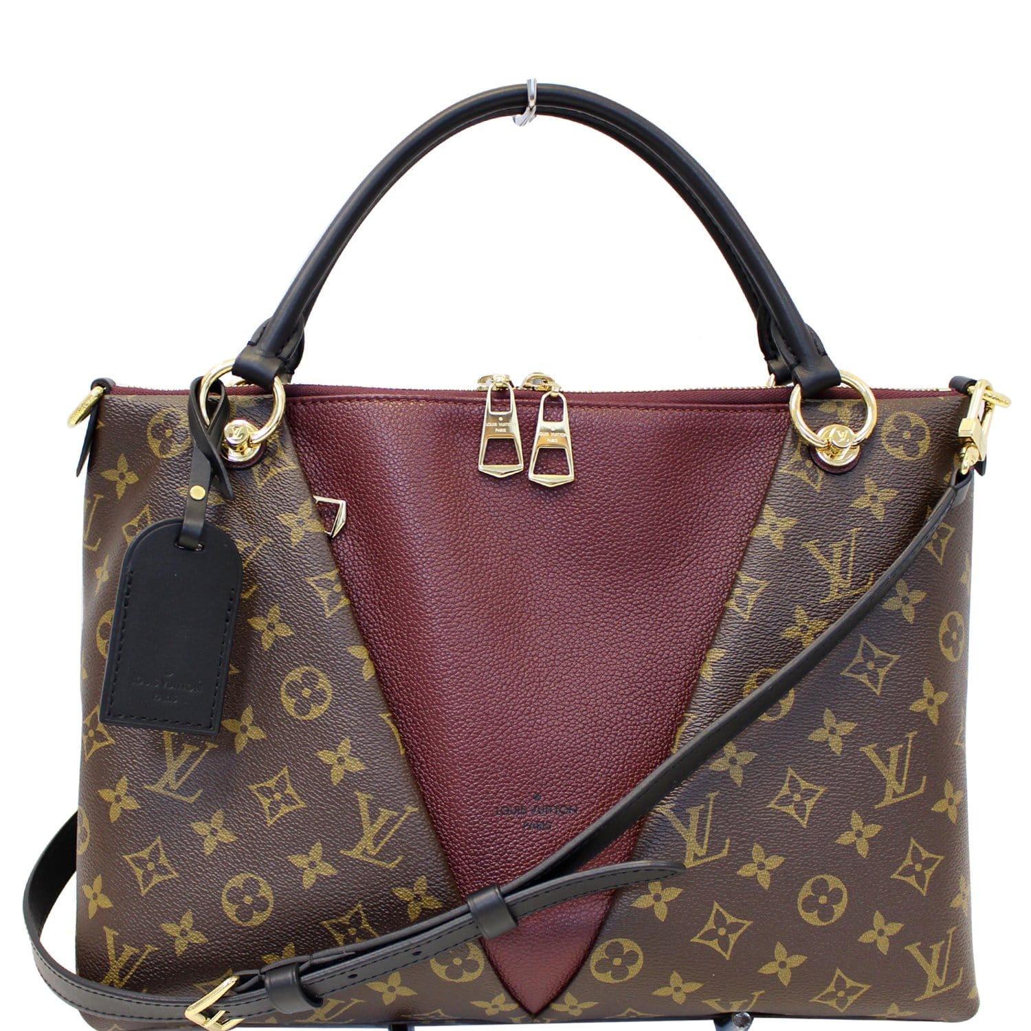 Louis Vuitton V Tote MM Monogram Canvas Tote Bag - DDH