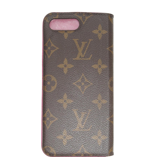 Louis Vuitton Folio Case iPhone 7/8 Plus Damier Graphite Black/Grey in  Toile Canvas - US