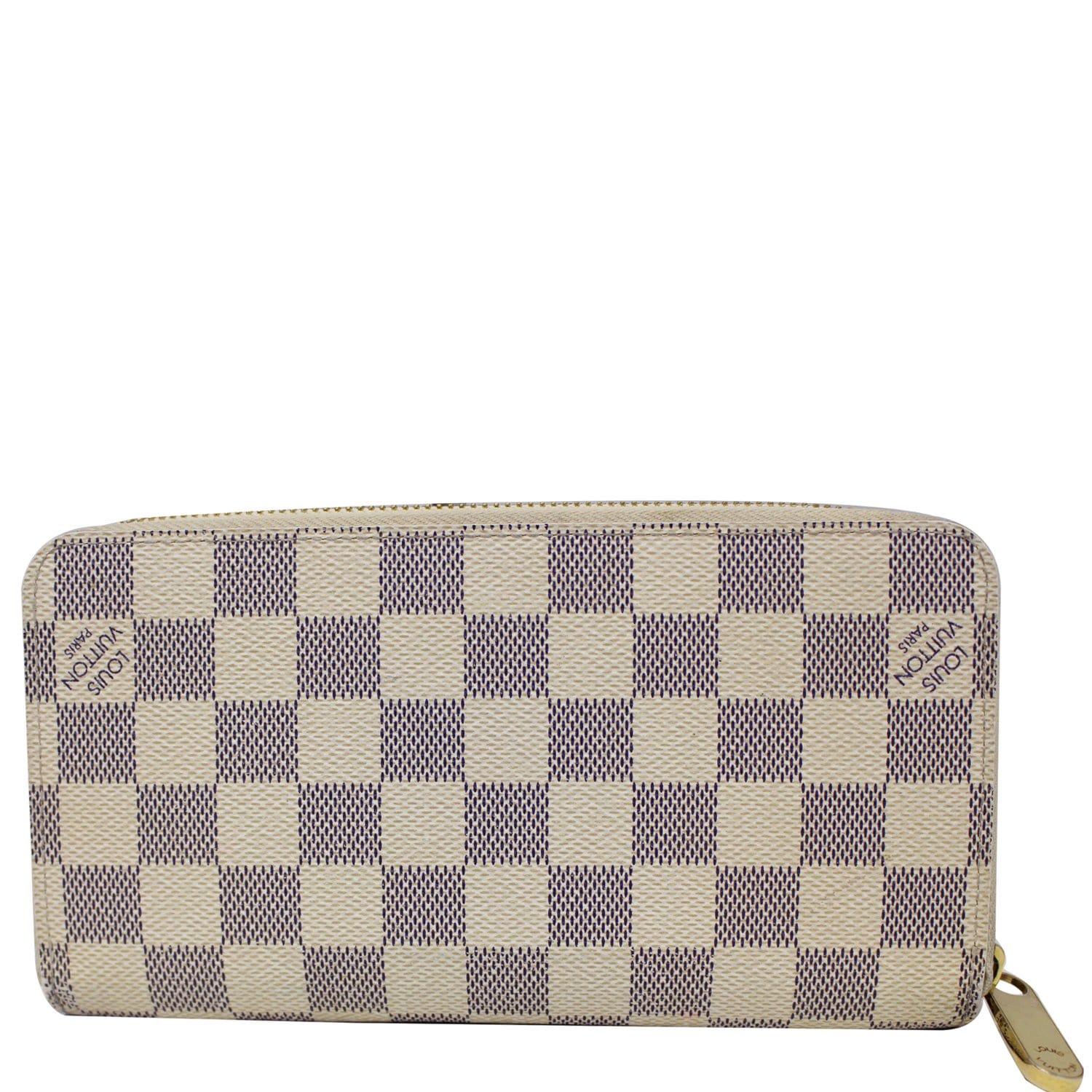 Authentic Louis Vuitton Damier Azur Zippy Wallet