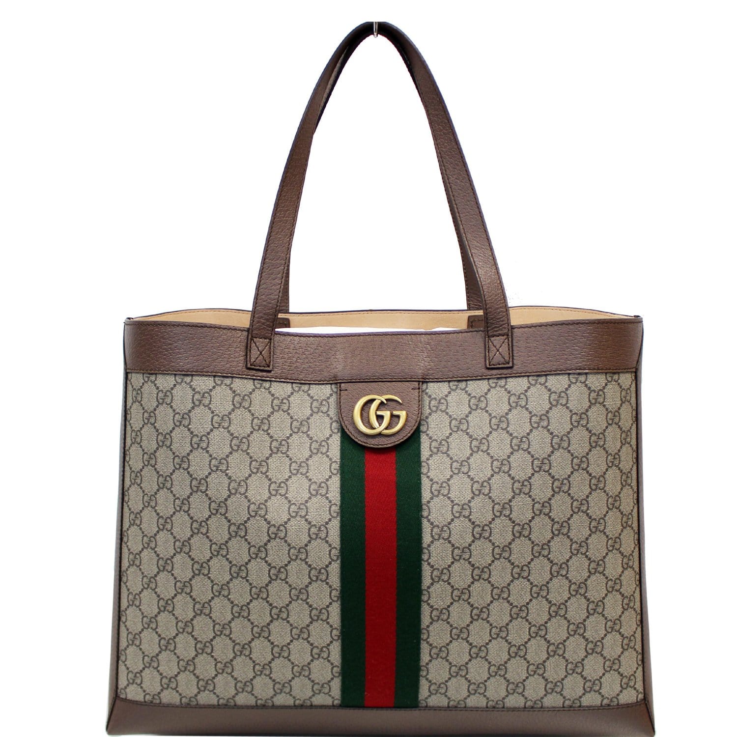 Gucci - GG Supreme handbag, Women , Brown