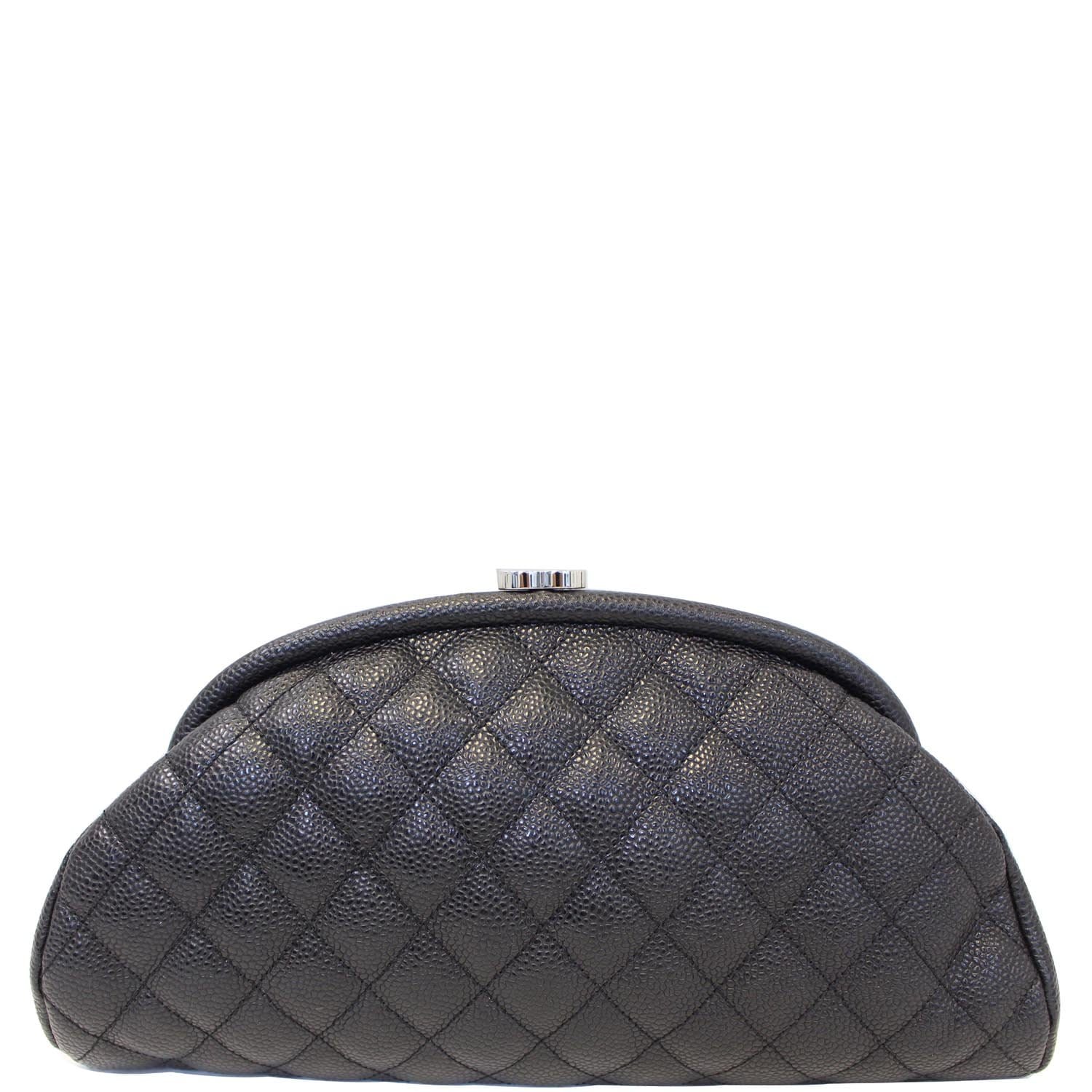 chanel quilted clutch