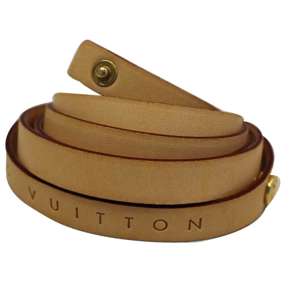 LOUIS VUITTON Nume leather Shoulder Strap Leather 35.8 Beige LV