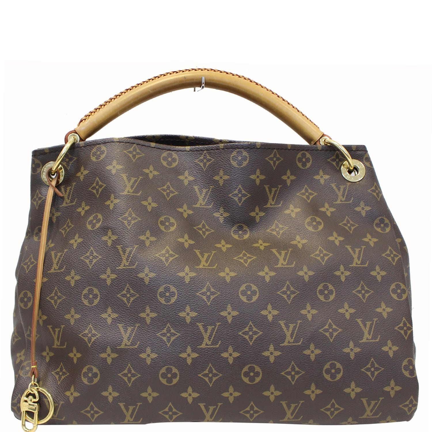 LOUIS VUITTON Artsy MM Monogram Canvas Shoulder Bag Brown-US