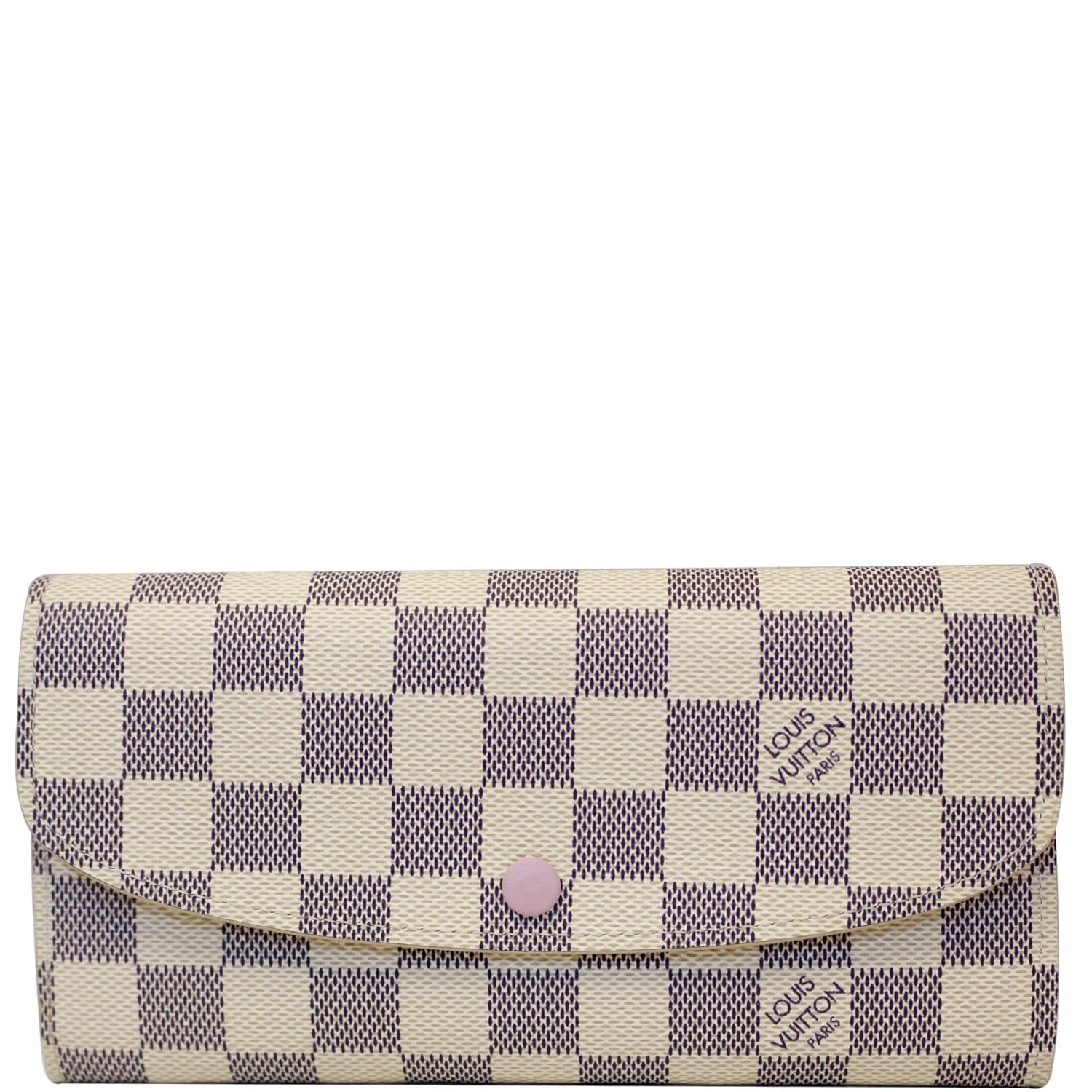 Louis Vuitton - Emilie Wallet - Damier Canvas - Rose Ballerine - Women - Luxury