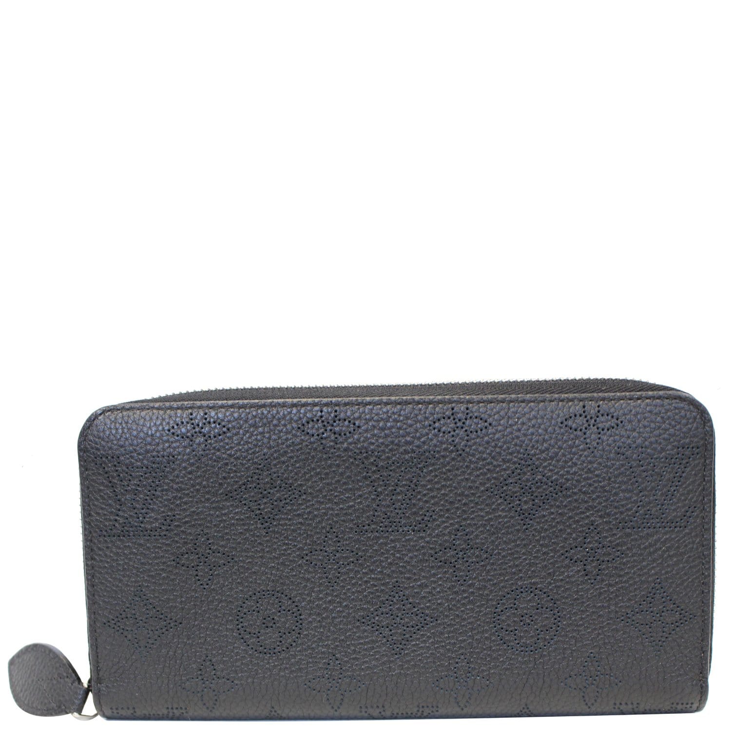 louis vuitton black zipper wallet