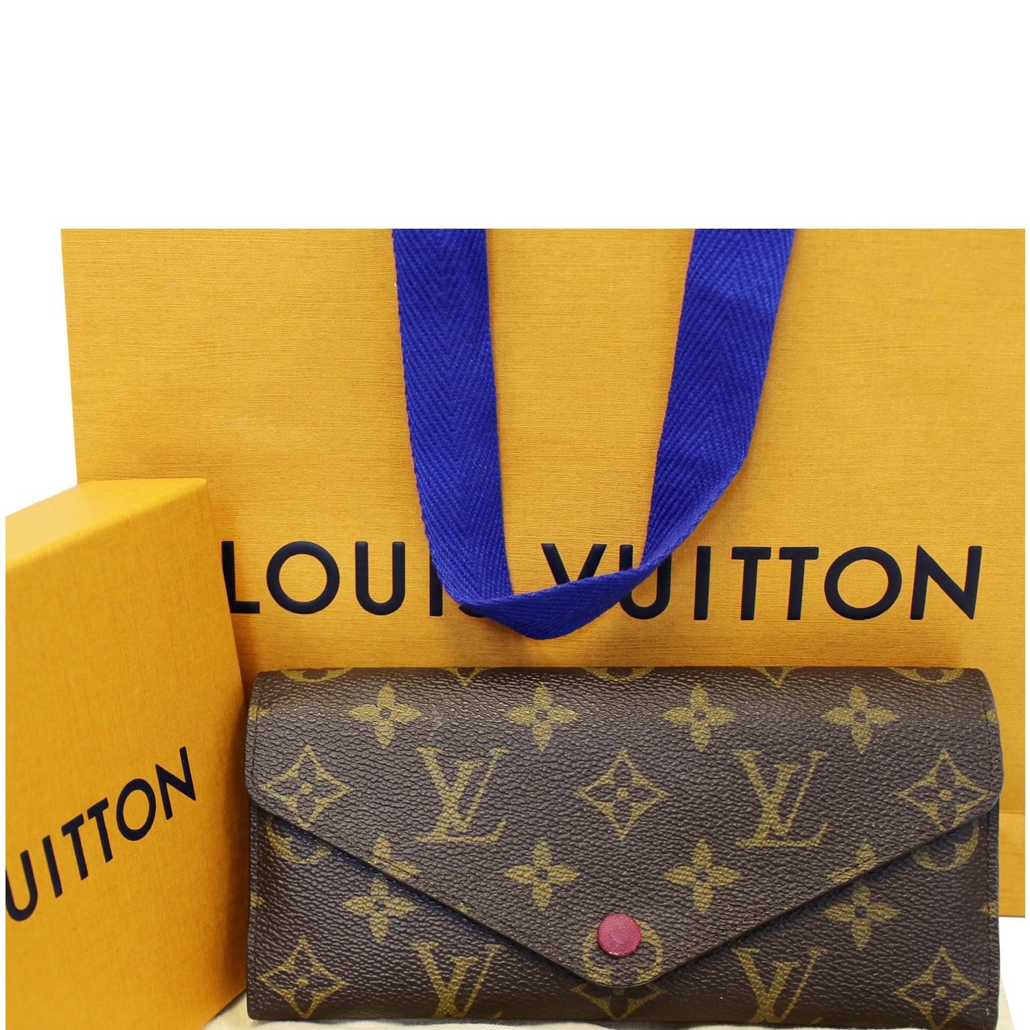 LOUIS VUITTON Damier Ebene Josephine Wallet Brown-US