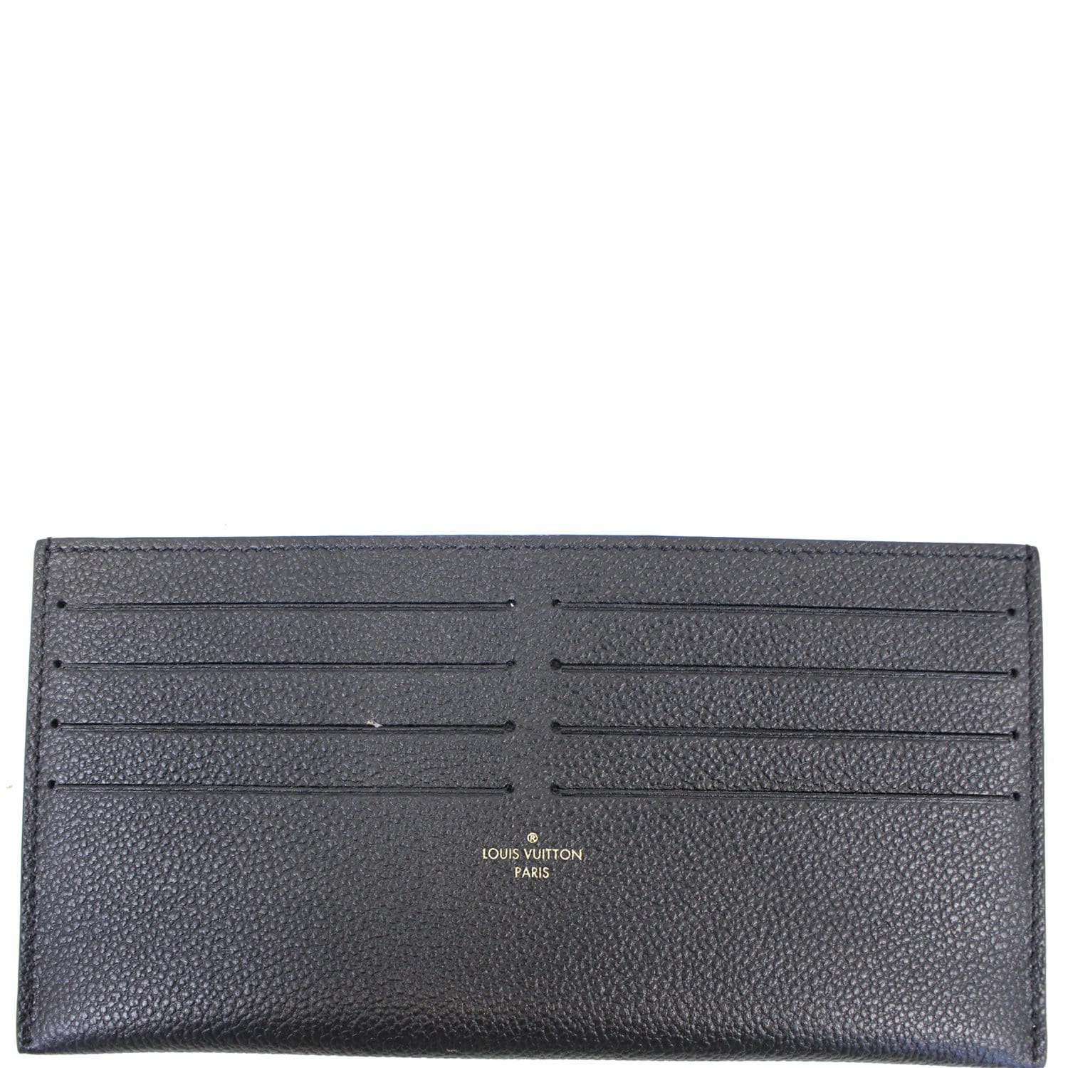 Leather wallet Louis Vuitton Black in Leather - 31630864