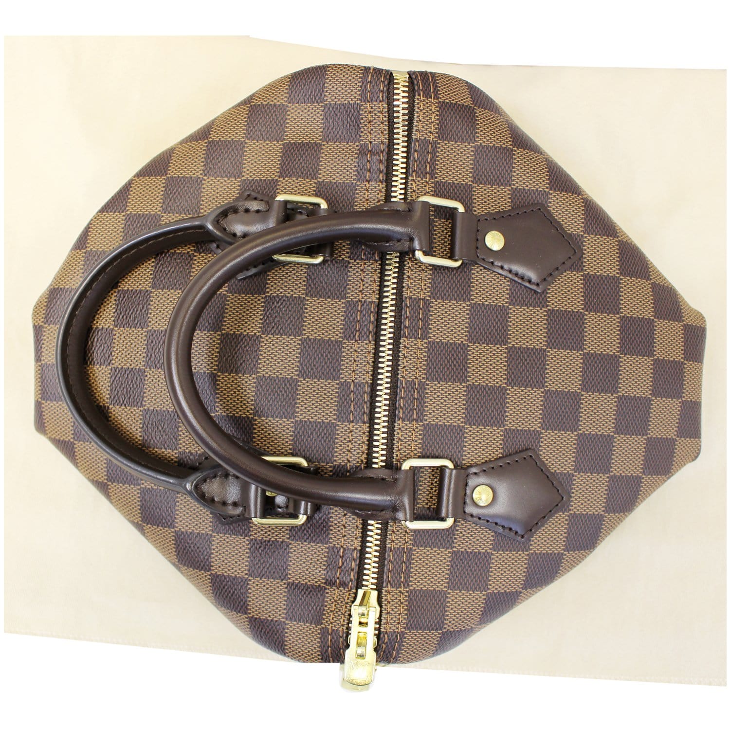 LOUIS VUITTON Speedy 25 Bandouliere Damier Ebene Shoulder Bag-US