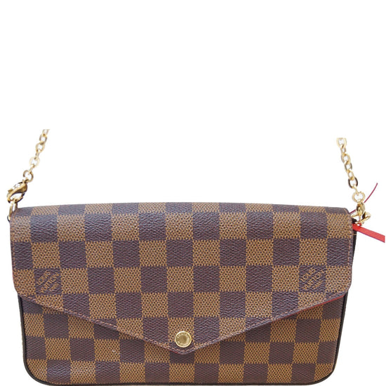 Louis Vuitton Pochette Felicie Brown Damier Ébène Canvas Shoulder Bag -  MyDesignerly