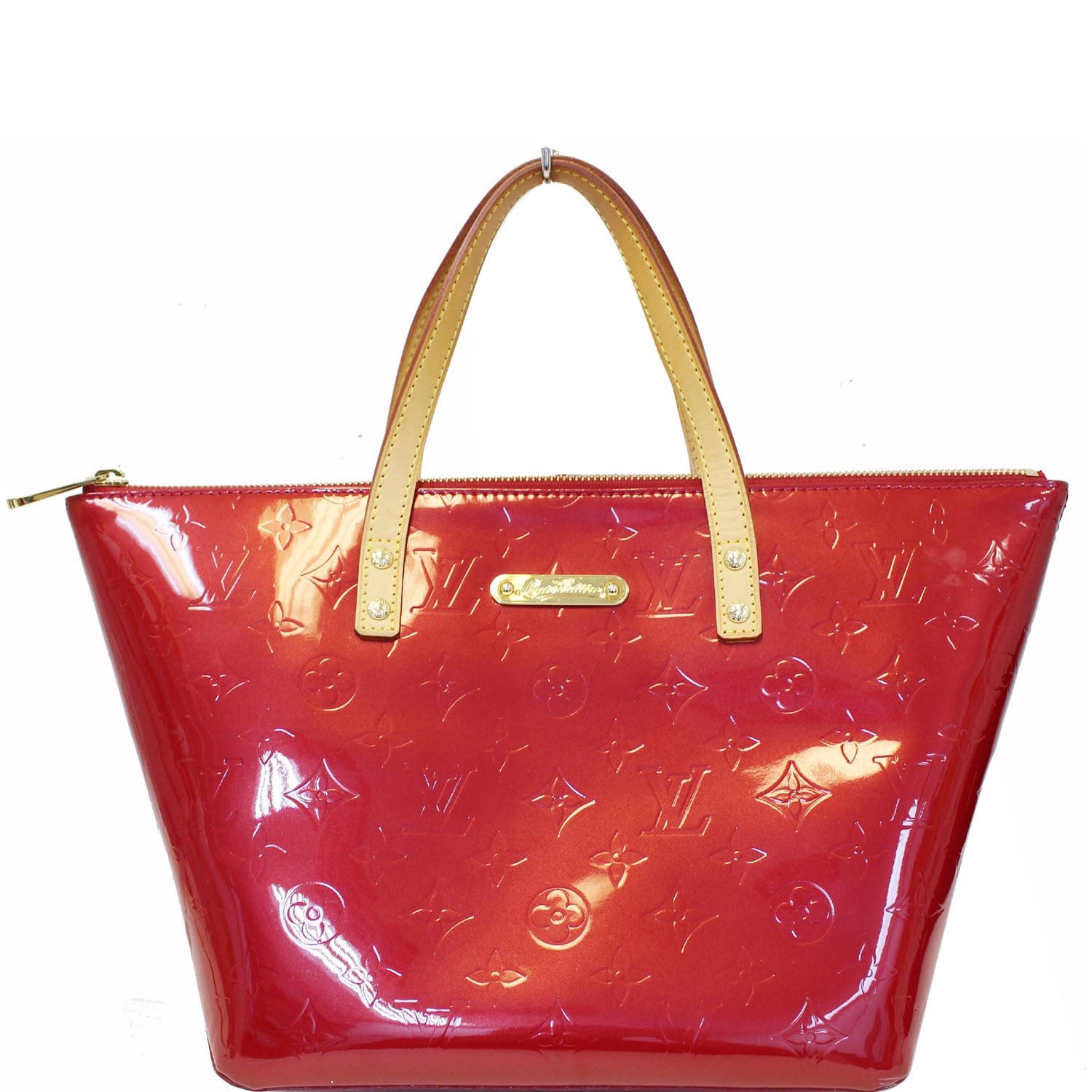 Louis Vuitton Louis Vuitton Bellevue PM Red Vernis Leather Handbag