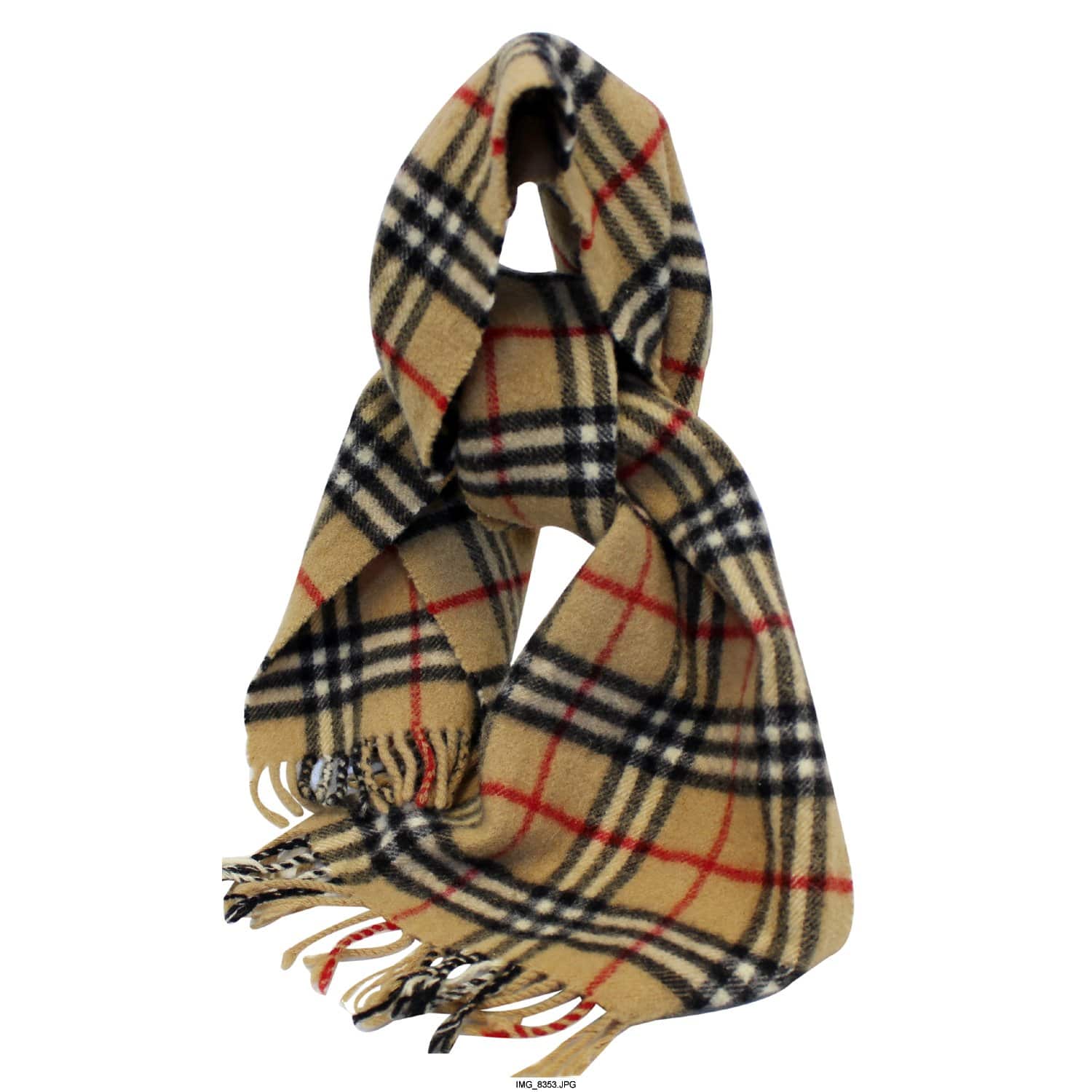 Burberry Monogram & Check Scarf