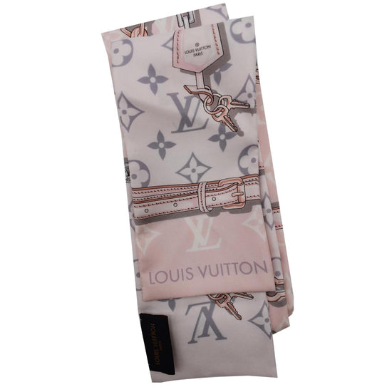 LOUIS VUITTON Denimgram Confidential Bandeau Light Pink Silk