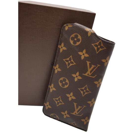 LOUIS VUITTON Glasses Case Monogram PVC Reza- Used Authentic