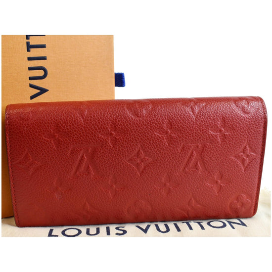 Louis Vuitton Marine Rouge Monogram Empriente Emilie Wallet by WP