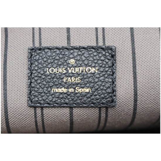 Authentic Louis Vuitton Black Empreinte Monogram Leather Sorbonne Back –  Paris Station Shop