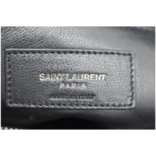 YVES SAINT LAURENT College Large Flap Matelassé Leather Shoulder Bag B