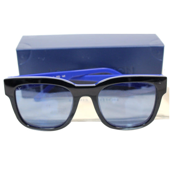 Authentic+Louis+Vuitton+Sunglasses+Outer+Space+Z1093E+Gray+Black+Temple+12cm  for sale online