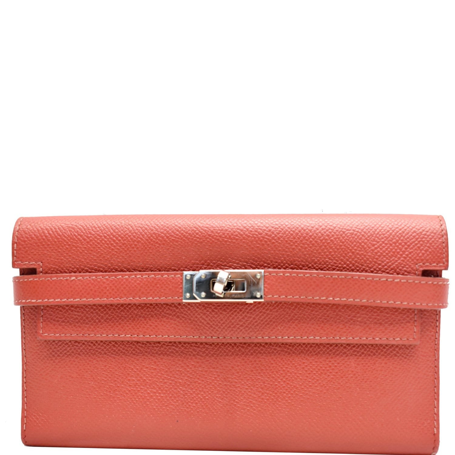 Hermes Kelly Leather Wallet Red - Up to 70% off at DDH