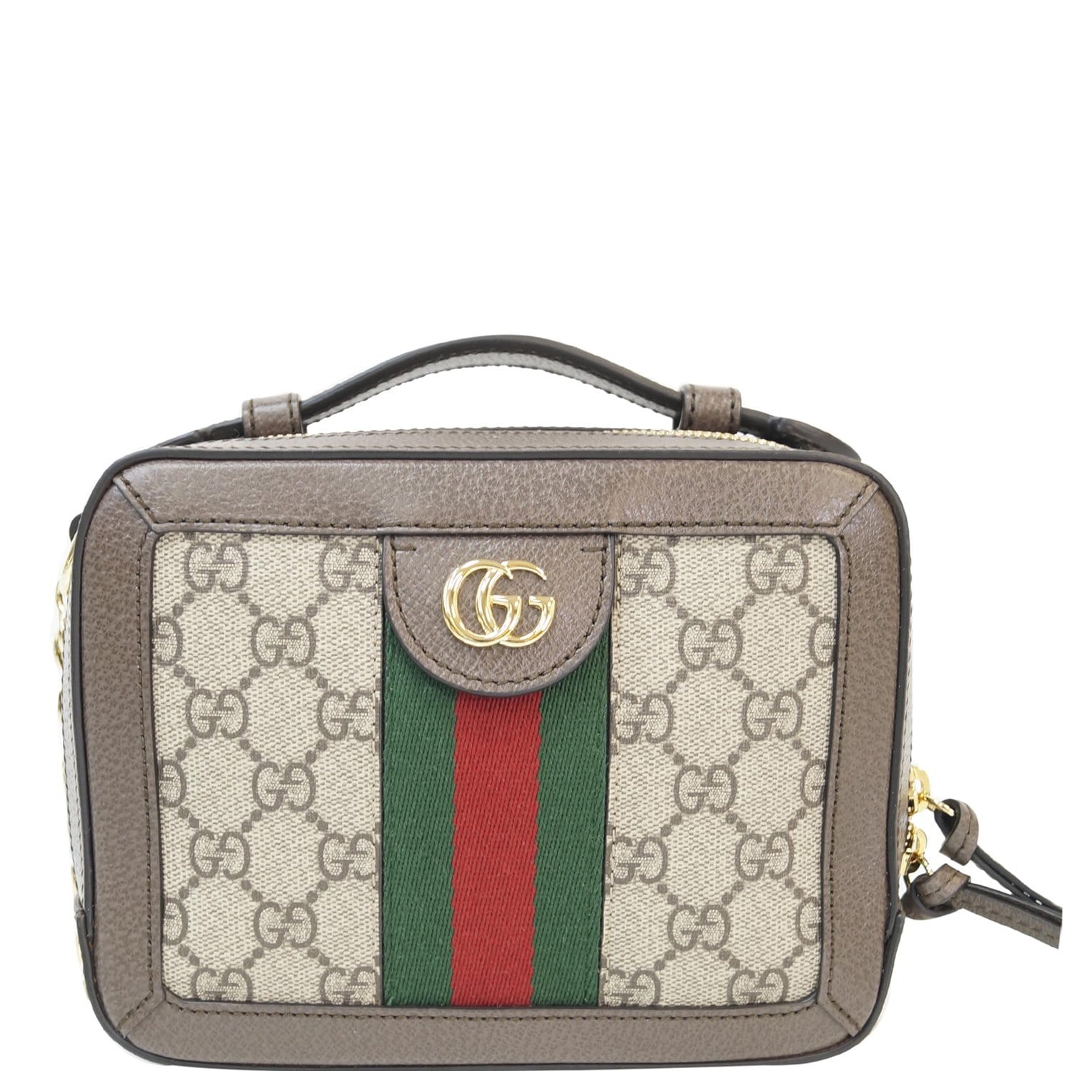 Gucci Small Ophidia GG Beige Shoulder Bag New