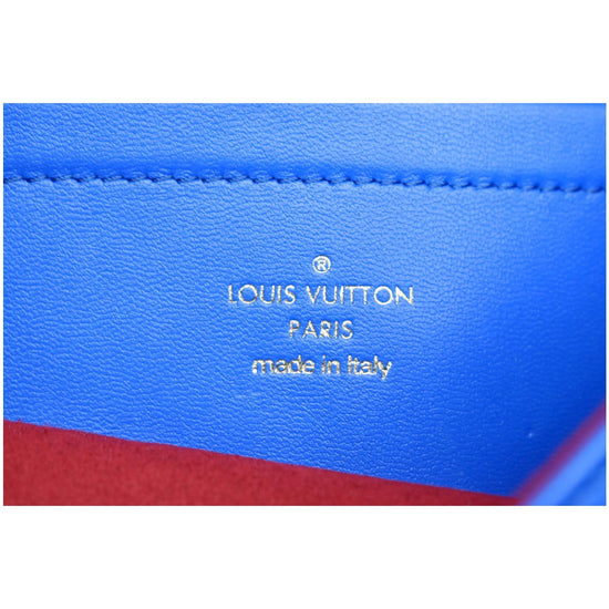 Louis Vuitton Navy Blue Garden Monogram Embossed Leather Coussin Pochette  Louis Vuitton
