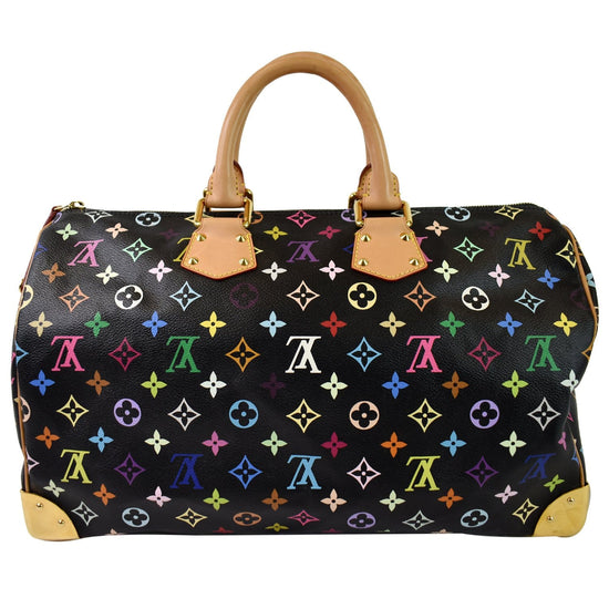 Louis Vuitton Multicolore Speedy 40 white Murakami bag satchel handbag  vintage