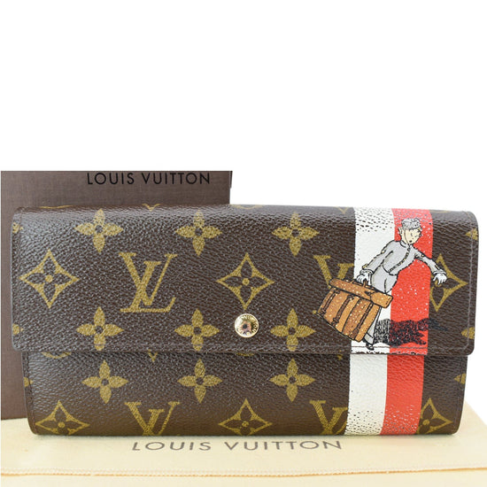 Louis Vuitton Wallet / Purse Model Sarah Groom Light blue