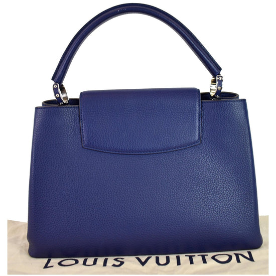 Louis Vuitton Light Blue Taurillon Capucines MM - modaselle