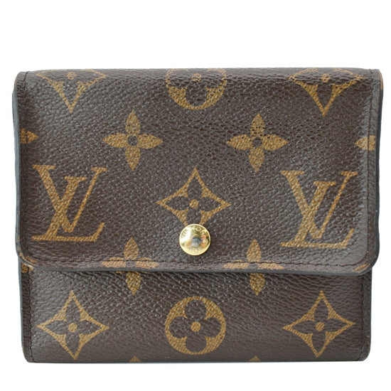 Louis Vuitton Wallet M61654 Portefeuille Elise Browns Monogram