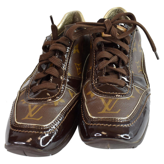 Louis Vuitton Rare Mens LV 7 US 8 Monogram Globe Trotter Sneaker
