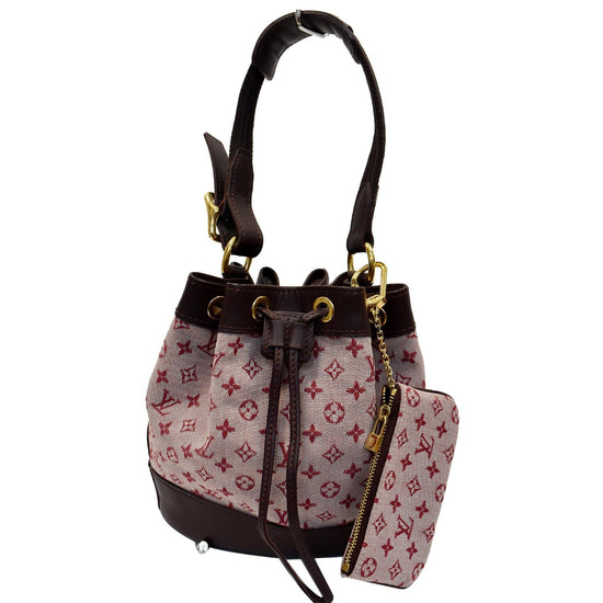 Louis Vuitton Monogram Mini Lin Noelie Bucket Bag