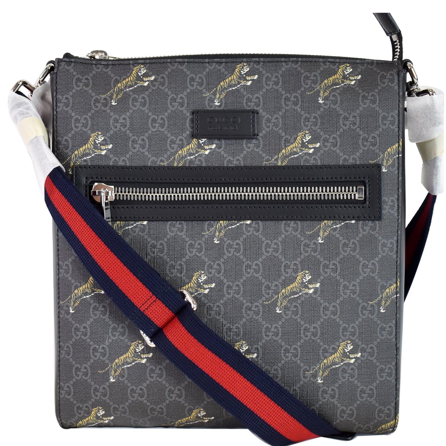 Gucci Bestiary Bee Monogram Black Coated Canvas Messenger Bag – Queen Bee  of Beverly Hills