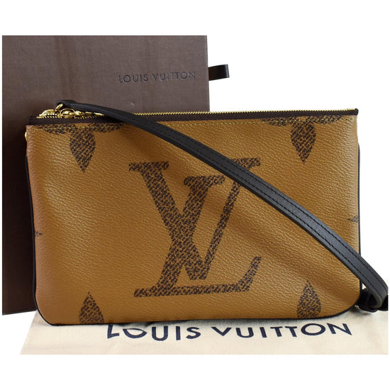 6618/LOUIS VUITTON Pochette double zip M67561 giant monogram crossbody  Shoulder