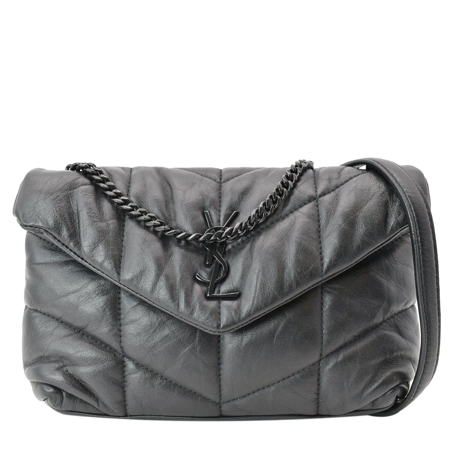 Loulou Puffer medium quilted leather shoulder bag