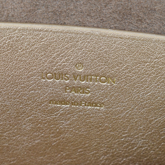 LOUIS VUITTON Metallic Calfskin Love Note Gold Silver 239412