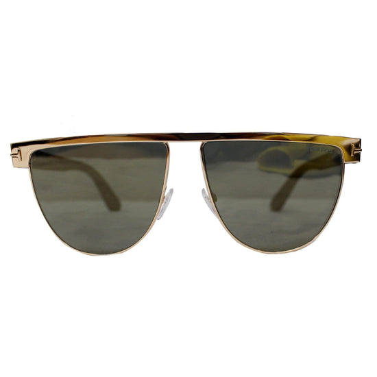 TOM FORD FT0570 28C 60 Stephanie-02 Sunglasses Smoke Mirrored Lens