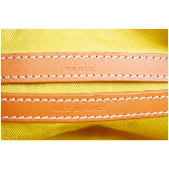 Cap vert leather crossbody bag Goyard Orange in Leather - 34088487