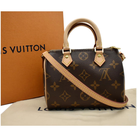 Louis Vuitton Brown Monogram Canvas Nano Noé Drawstring Bag – FashionsZila